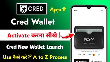 Cred Wallet Activate Kaise Kare | how to activate cred wallet 2025 | cred wallet new feature