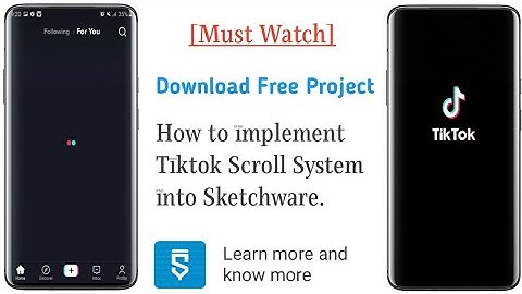 [Simple] How to make tiktok videos scrollbar (slider) in sketchware.