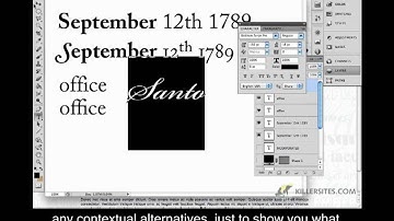 Photoshop CS5 Closed Captioned - Open Type Part 2