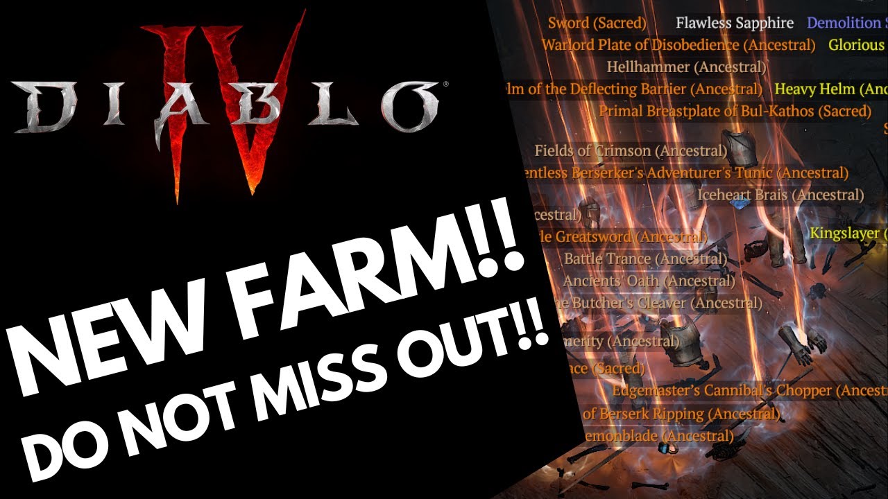 Diablo 4 New Best Farm Loop!! Farm Aspects ! Farm Gold! Farm Obols