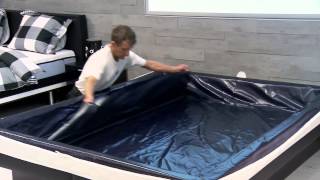 Zelf een duo of split waterbed monteren.