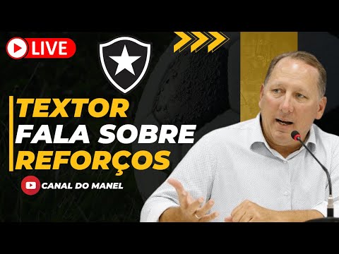 NOTÍCIAS DO BOTAFOGO | LIVE COM GILMAR MACHADO | CANAL DO MANEL