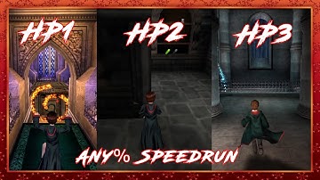Harry Potter 1-3 (PC) Any% Trifecta Speedrun! - It
