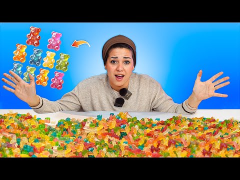 ذوبت 3500 قطعه الجلاتين صنعت اكبر دب جيلي