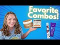 TOP 3 FAVORITE CG PRODUCT COMBOS -- How to style wavy curly hair!