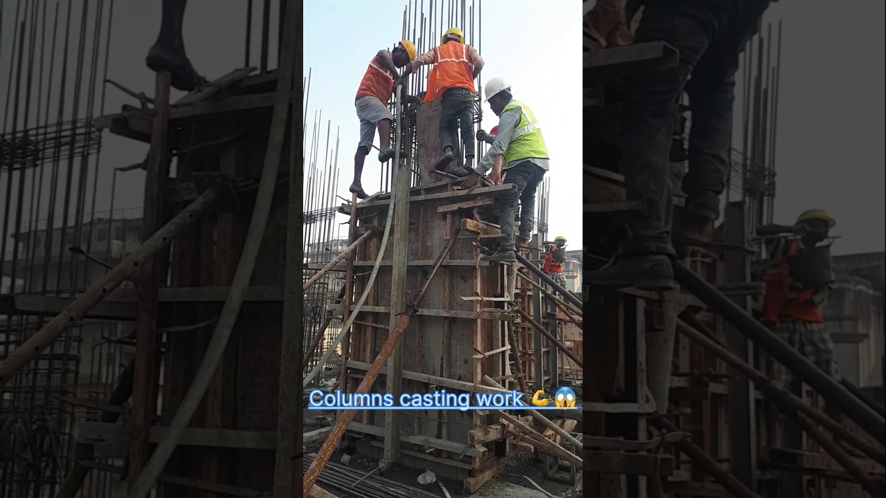 column casting video 📷|| 