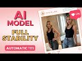 Stable diffusion realistic ai consistent character instant method without training