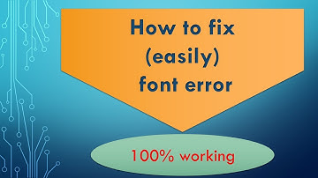 Add fonts (Solved font error) in Microsoft Office Word (100% working)