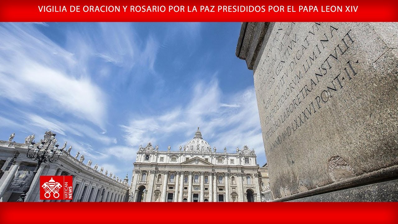 Vigilia de Oración y Rosario por la Paz presididos por el Papa León XIV, 11 de octubre de 2025