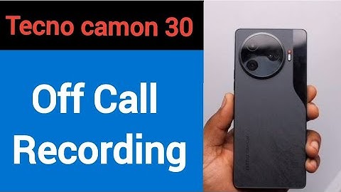 Tecno Camon 30 5G me call recording Kaise band Karen, how to off call recording