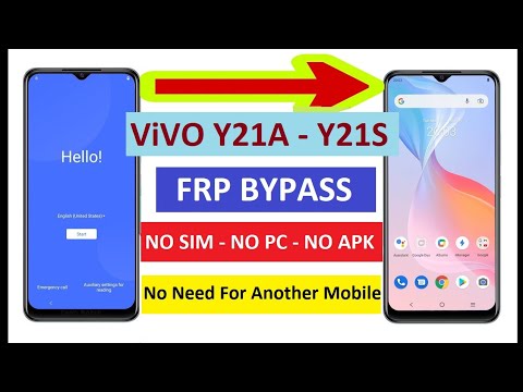 vivo y21 frp bypass android 11/12 | vivo v2149 frp bypass no sim no mic