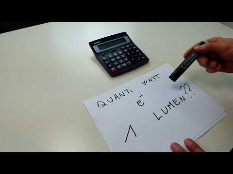 Video: Cosa sono i lumen e i watt?