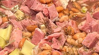 Crockpot Ham & Bean Soup-Good 4 leftover ham!