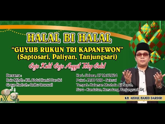 Live || Pengajian || Rois Mjhdh : KH. Abdul Hamid Dardiri class=