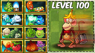 Random 40 Best Pair Team Plants vs Zombie Monkey Level 20 - Who Will Win? - PvZ 2 Challenge