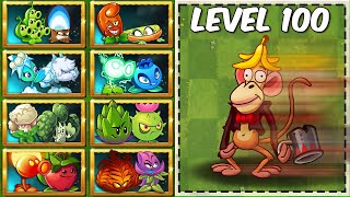 Random 40 Best Pair Team Plants vs Zombie Monkey Level 20 - Who Will Win? - PvZ 2 Challenge