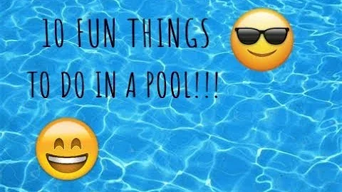 10 FUN THINGS TO DO IN THE POOL!! (included blooperrss!)