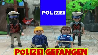Playmobil Polizei  Feuerwehr Krankenwagen Die gefesselten Polizisten 🚔