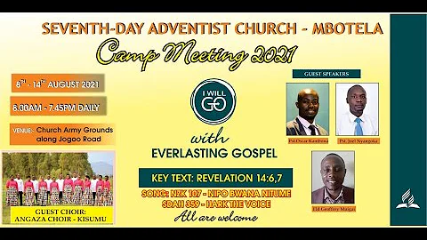 SEVENTH DAY ADVENTIST CHURCH MBOTELA CAMP MEETING ...