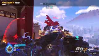 Spawn camping with Doomfist and Mei