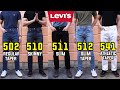 COMPLETE Guide To Levi's Slim/Skinny/Taper Fit Jeans! | 502, 510, 511, 512, 541 Comparison + Review