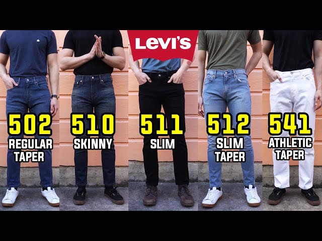 Tapered Fit Jeans vs Straight Fit - What's The Difference?