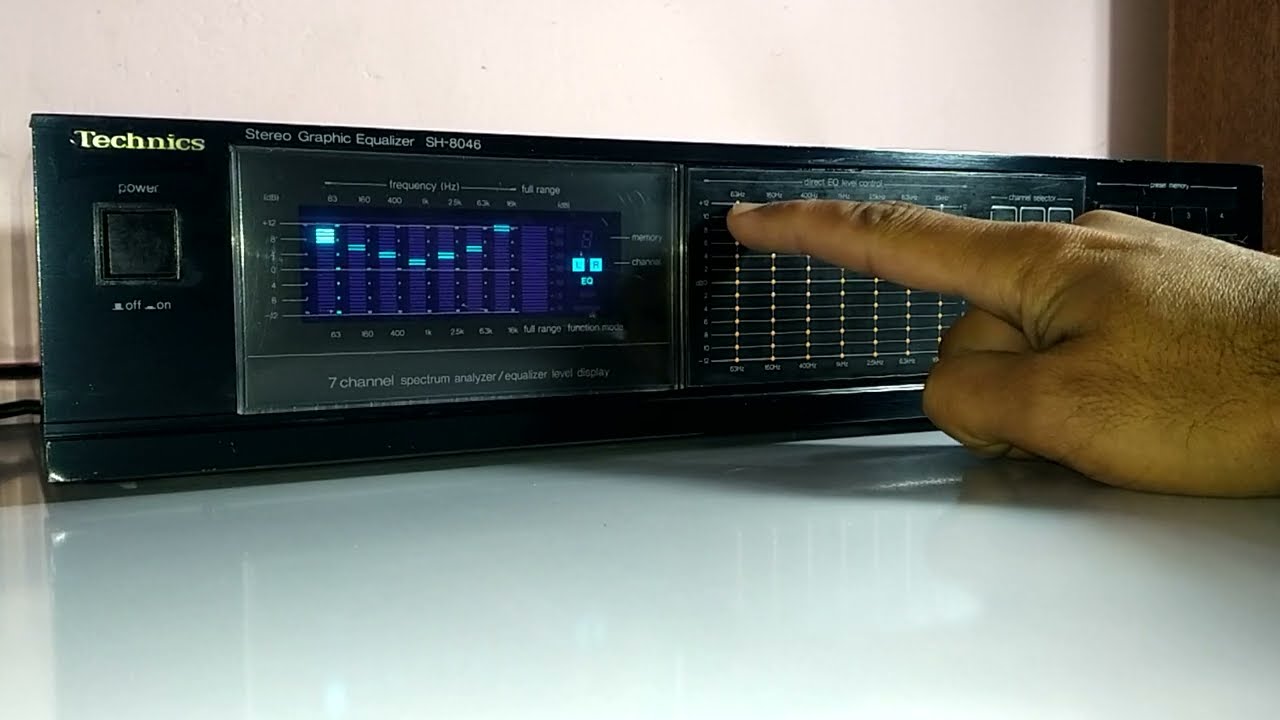 Technics SH-8046 stereo graphic equalizer Technics「SH-8046 