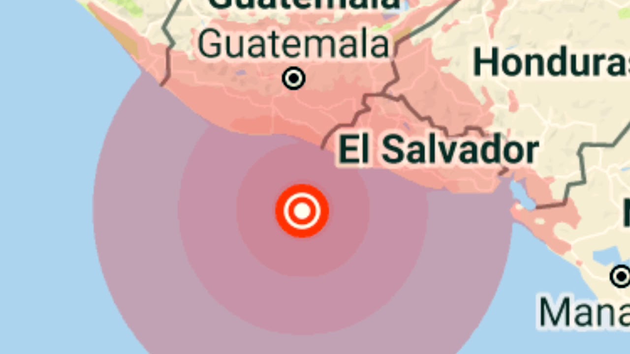 6.1 magnitude earthquake has hit El Salvador, Pacific off the coast