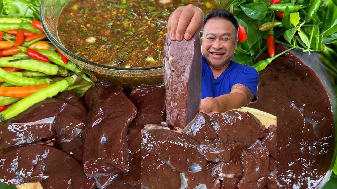 เมนูโปรดที่สุดประจำช่อง“ ตับงัวน้อยหวานจ้วยๆ กับ น้ำจิ้มแจ่วเพี้ยขมอ่ำหล่ำ | ครัวชัวร์แน