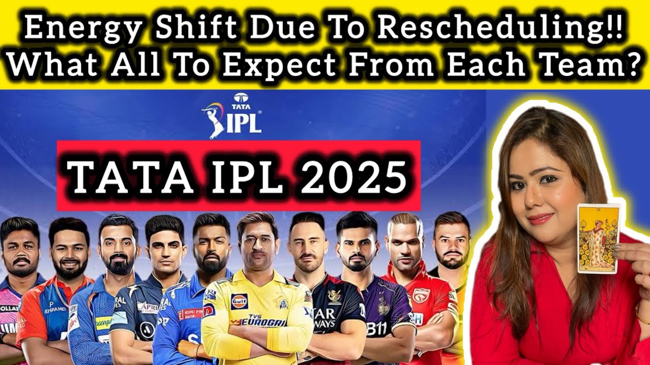 TATA IPL 2025 | Rescheduled Match Tarot Energy Predictions | Cricket | Tarot Consultant Karishmaa