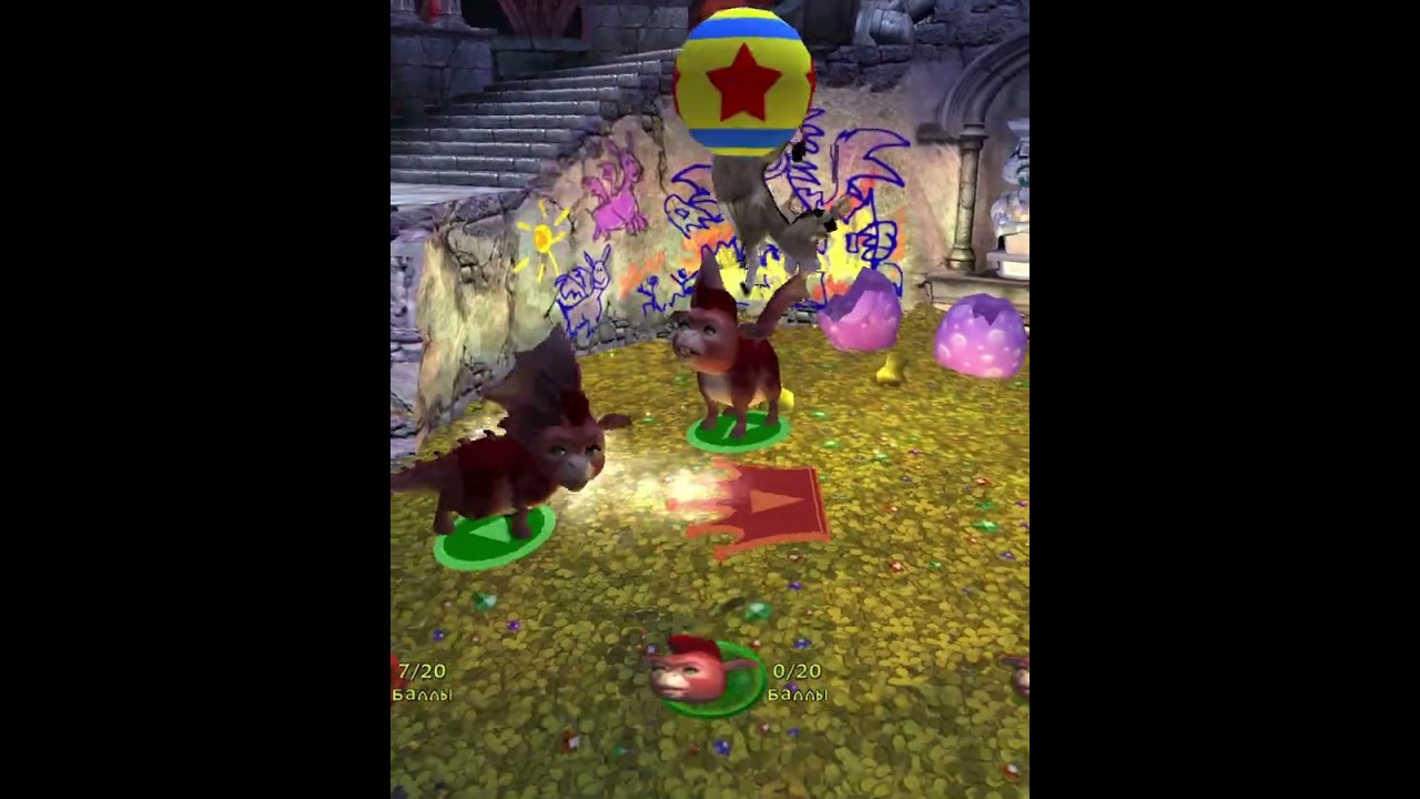 Прохождение Shrek SuperSlam! КАРТА МЕГА ДРАКИ! Драки 39!