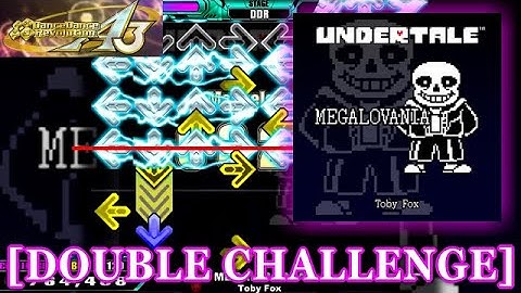 【DDR A3】 MEGALOVANIA [DOUBLE CHALLENGE] 譜面確認＋クラップ / 加減速ガイド付き