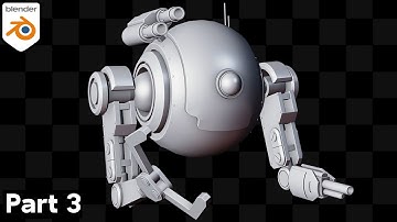 Sci-Fi Combat Robot - Part 3 (Blender Tutorial)