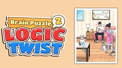 Brain Puzzle 2 Logic Twist Level 95 |Stop The Kitten From Pushing The Glass...| Walkthrough Solution
