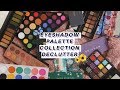 HUGE EYESHADOW PALETTE DECLUTTER ✰ 1/3 gone! | college collection clearout ep. 1