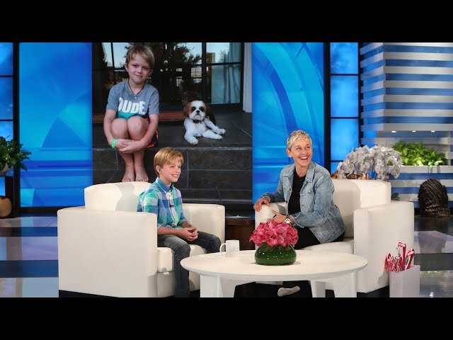 Ellen Meets a 10-Year-Old Raising Money for Hearing Impaired