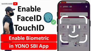 How to Enable/Disable Biometric FaceID TouchID login in YONO SBI | Enable YONO SBI Fingerprint Login