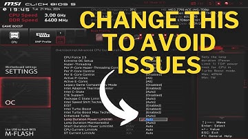 Fix Issues for i9 13900K and 14900K (MSI Z790 Motherboard)