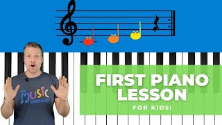 Vignette de la vidéo "Easy First Piano Lesson - For Kids!"