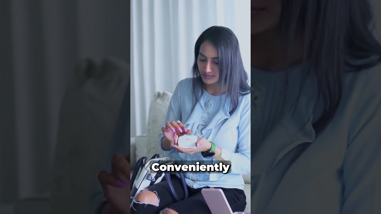 Led Portable cosmetic mirror  with 2 in 1 Rotatable and  5 Makeup Brushes for Women and Girls