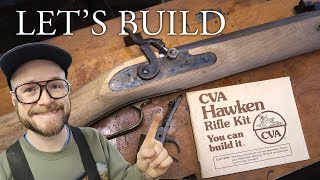 Let's Build a CVA Hawken from the 1980s Part 1 | Overview & Dry fitting | I Love Muzzleloading