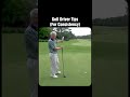 Golf Driver Tips (For Consistency) #scratchgolfacademy