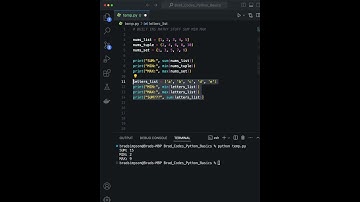 Python Built-Ins - Sum Min & Max