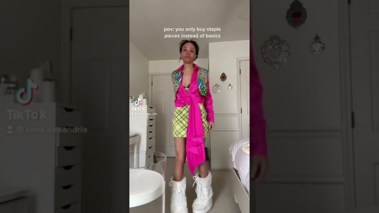 when you only buy *statement pieces instead of basics