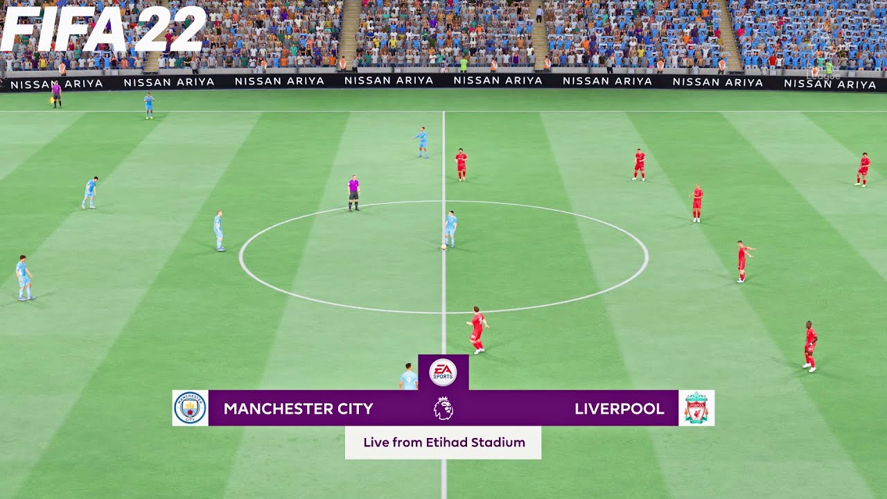 FIFA 22 Manchester City vs Liverpool 2021/22 Premier League Season