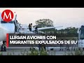 Migrantes deportados de EU llegan a Tapachula, Chiapas