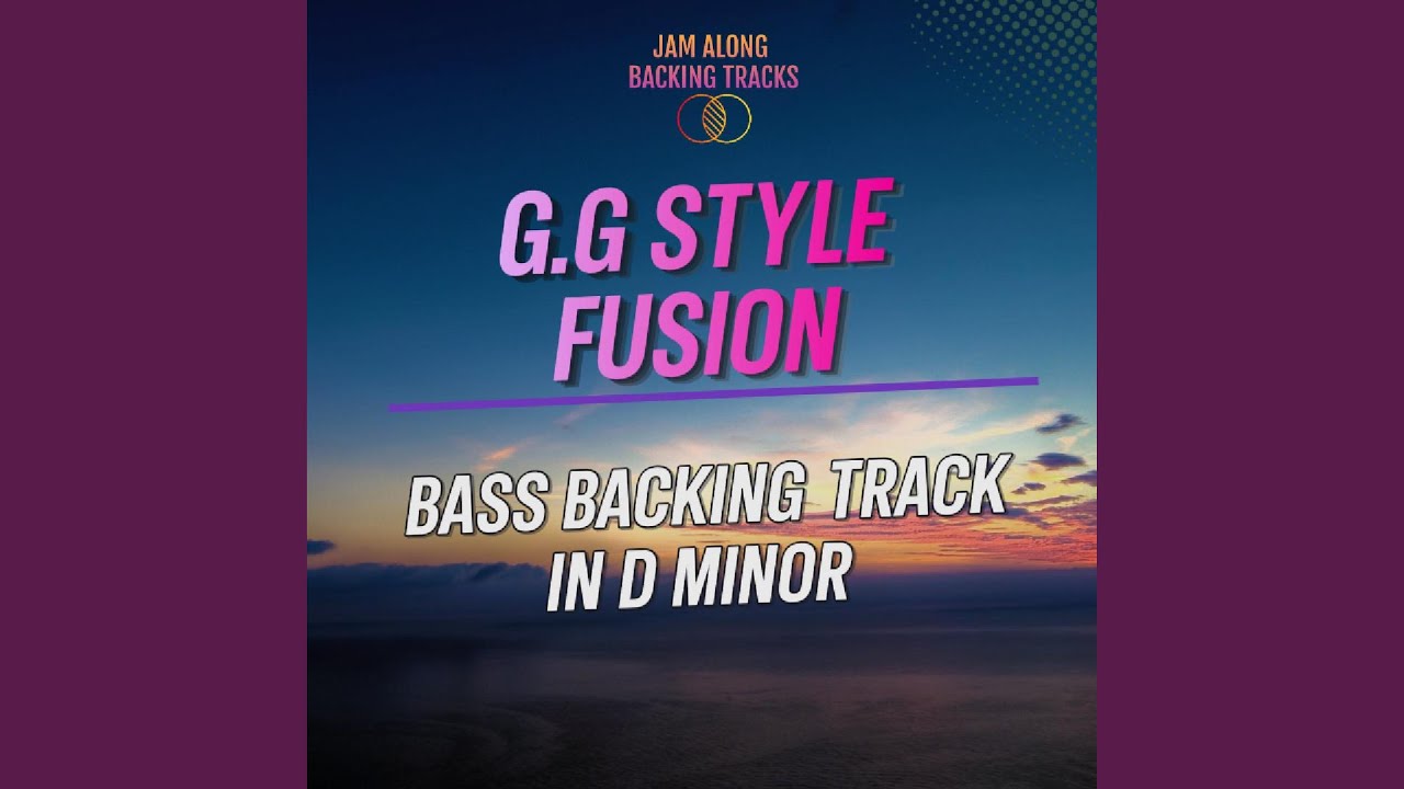 Guthrie Govan Style Fusion Bass Backing Track in D minor | 91 bpm