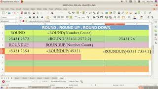 Comlive ROUND,ROUNDUP,ROUNDDOWN