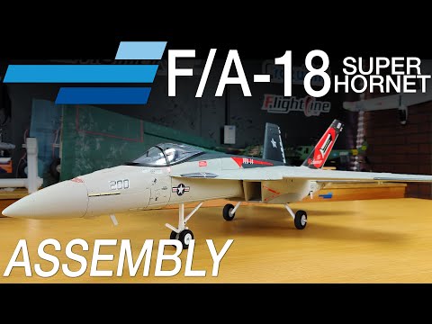 A-RC F/A-18F 90mm EDF RC プロポフルセット Freewing 64mm F/A-18 Assembly - Motion RC - YouTube