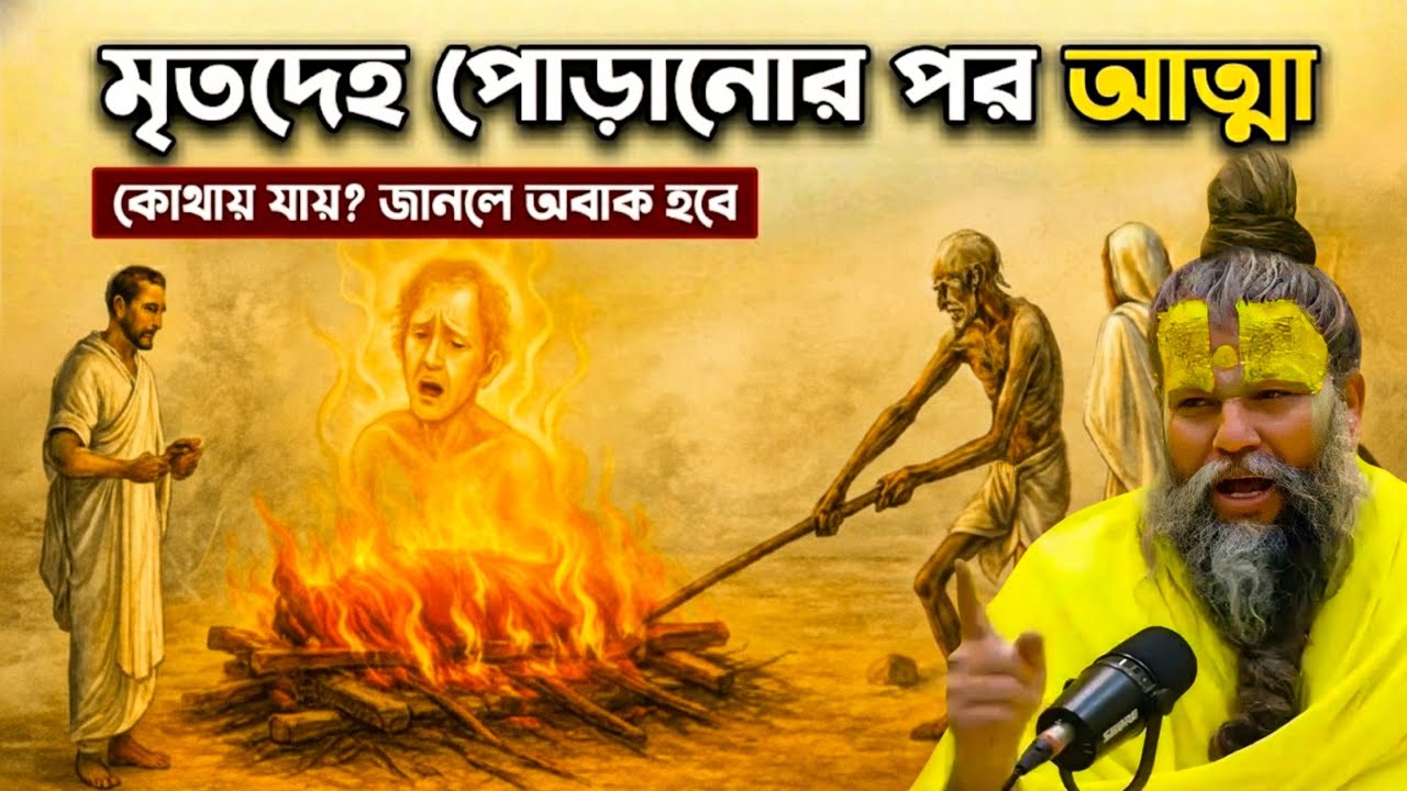 মৃতদেহ পোড়ানোর পর আত্মা কোথায় যায়? গরুড় পুরাণের এই ভয়ঙ্কর সত্য জানলে অবাক হবেন 😱 | Premanand Ji